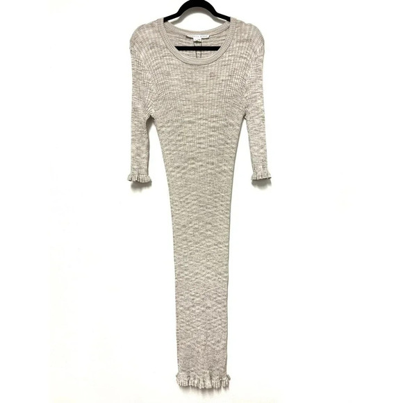 NWT $448 Veronica Beard Richie Ribbed Knit Space-Dyed Midi Dress - Picture 2 of 7